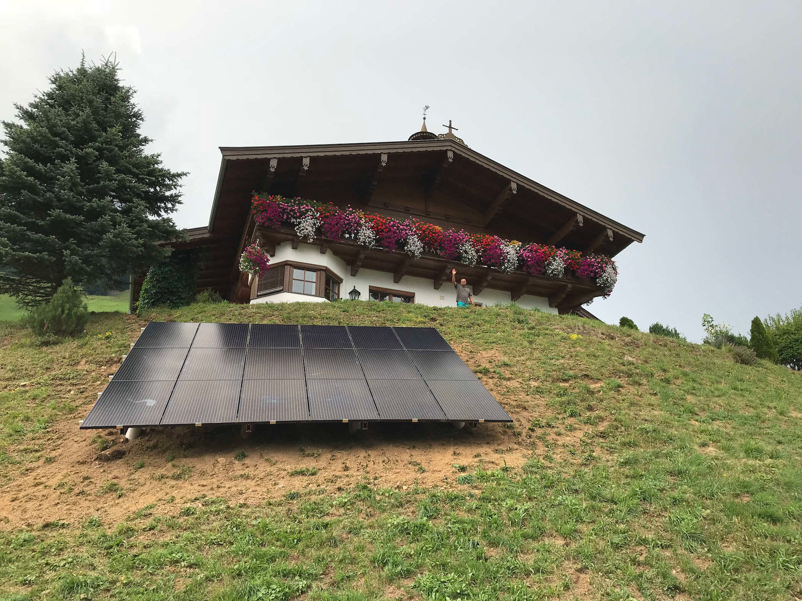 Photovoltaikanlage der e-natura gmbh Photovoltaik und Energiesysteme